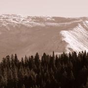 Paysage blanc la Gaspèsie